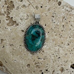 Shattuckite Gemstone Pendant